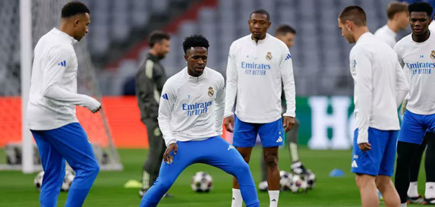 صور: تدريبات ريال مدريد الاخيرة استعدادا للقاء بايرن ميونخ