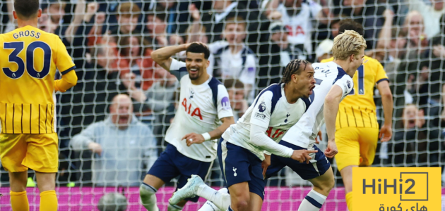 تقييم لاعبي توتنهام بعد التعادل مع برايتون
